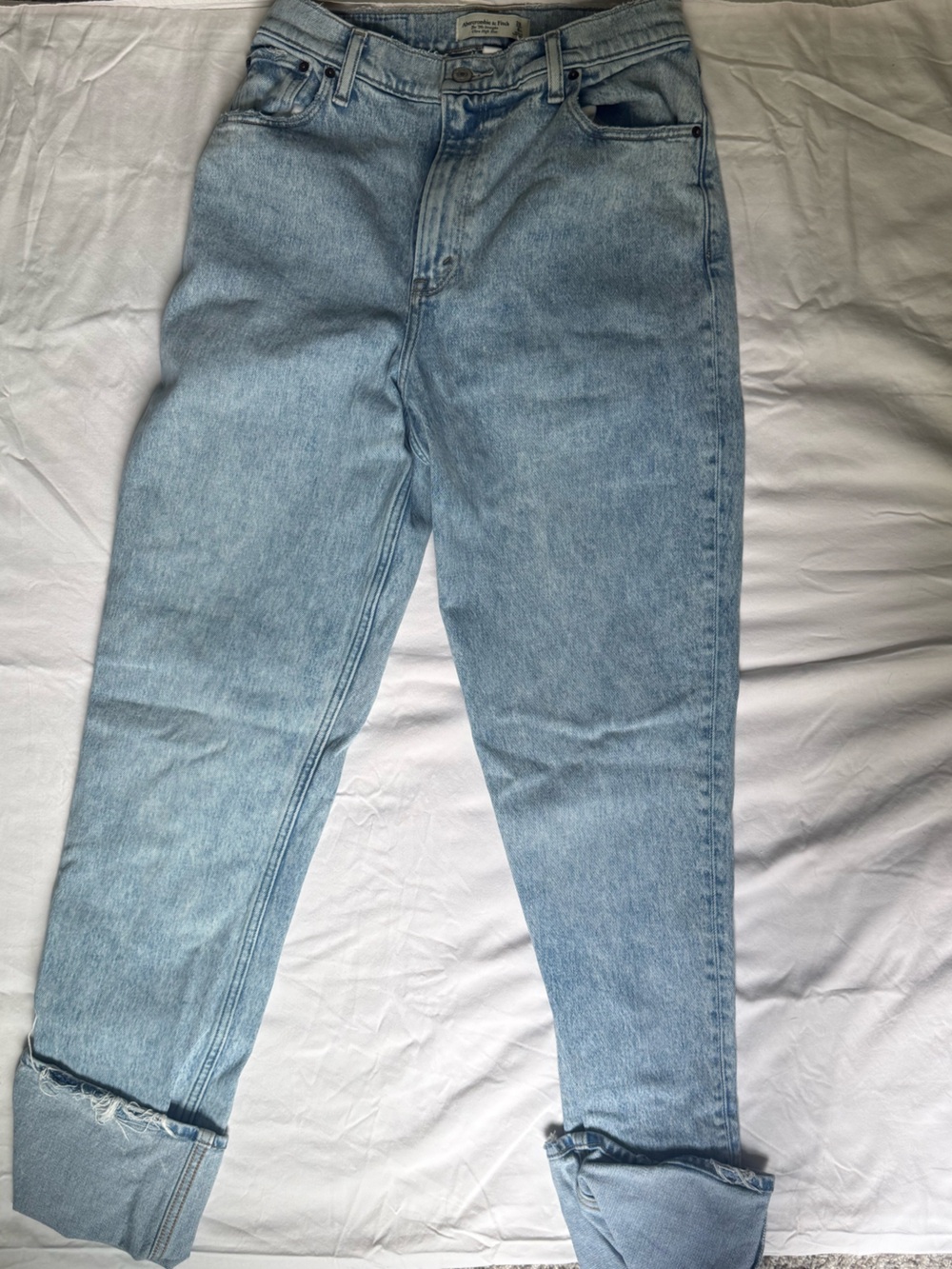 Abercrombie & Fitch Light Blue Slim Straight Jeans